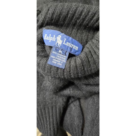 Ralph Lauren Cable-Knit Cashmere Turtleneck size m - Picture 8 of 8